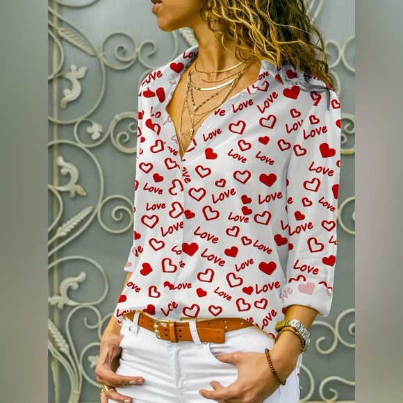 Jane Chic Designs Love Blouse - Picture 1 of 5